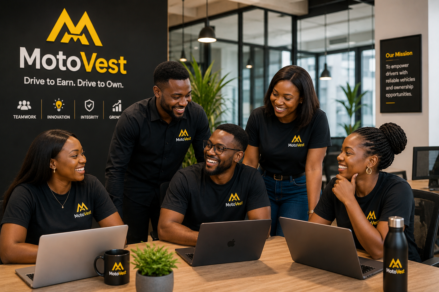 MotoVest team at work